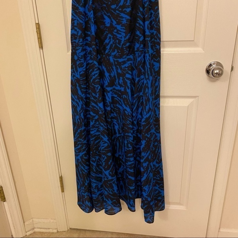 JASON WU Zebra Print Lace Trim Asymmetric Dress - Picture 11 of 14